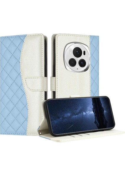 Honor Magic 6 Pro Bilek Kayışı Manyetik Kart Yuvaları Tutucu Için Flip Case (Yurt Dışından)