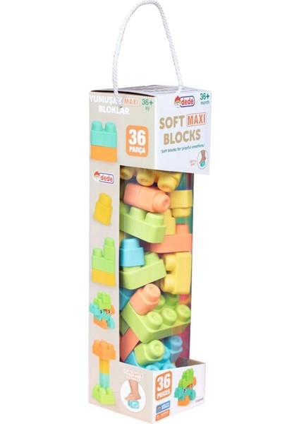04048 Soft Maxi Bloklar 36 Parça -Fentoys
