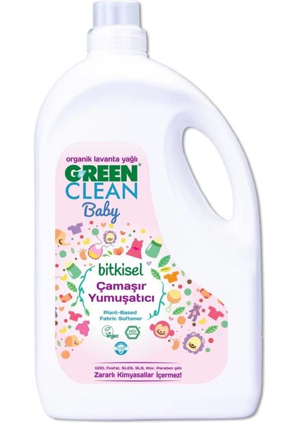 Bfs Green Clean Baby Bitkisel Çamaşır Yumuşatıcı 2750 ml
