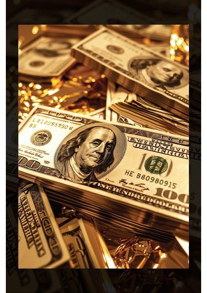 Altın ve Dolar Kanvas Tablo fiyatları