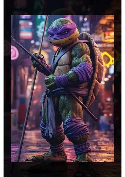 Donatello Ninja Kaplumbağalar Kanvas Tablo