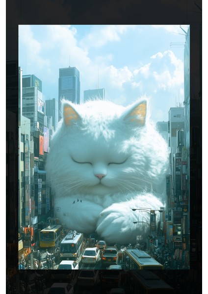 Dev Kedi Kanvas Tablo fiyatları
