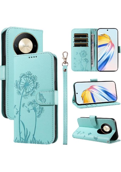 Honor Magic 6 Lite Flip Case Şık ve Koruyucu Baskı ile Uyumlu (Yurt Dışından)