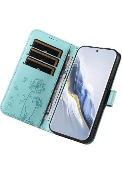 Kart Yuvaları ve Bilek Kayışı ile Honor Magic 6 Flip Case ile Uyumlu (Yurt Dışından) modelleri