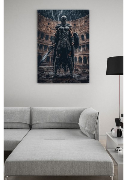 Colosseum Şampiyonu Şovalye Kanvas Tablo