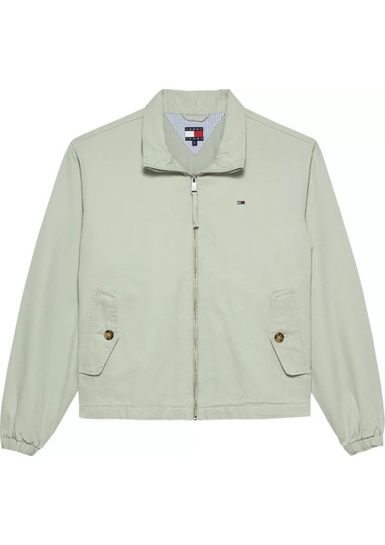Kadın Tjw Regular Fit Zip Cotton Fermuarlı Ceket - Açık Yeşil
