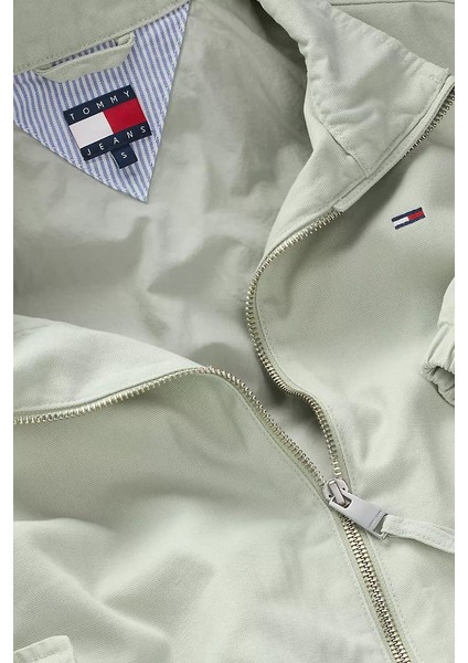 Kadın Tjw Regular Fit Zip Cotton Fermuarlı Ceket - Açık Yeşil fırsatları