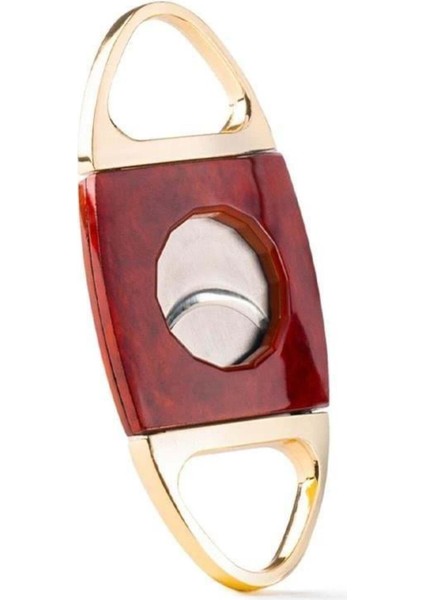 Qa Bordo-Altın Klasik Metal Puro Kesici