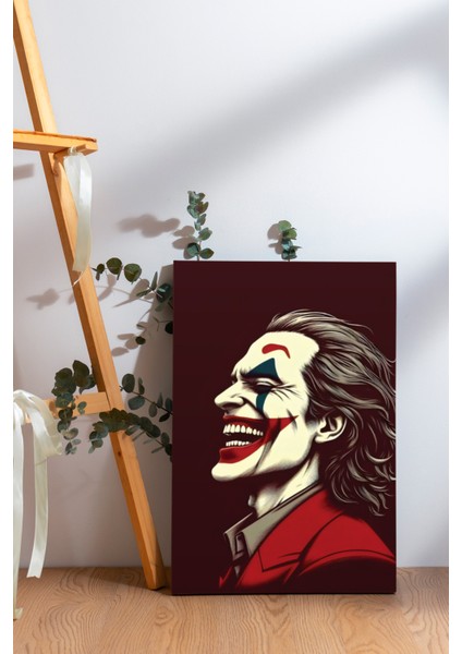 Joker Gülüşü Kanvas Tablo