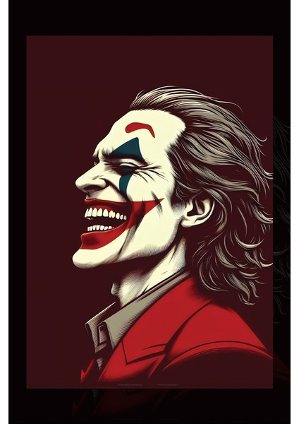 Joker Gülüşü Kanvas Tablo