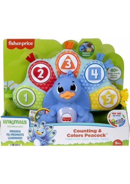 HNN82 Fisher-Price Linkimals - Rengarenk Tavus Kuşu