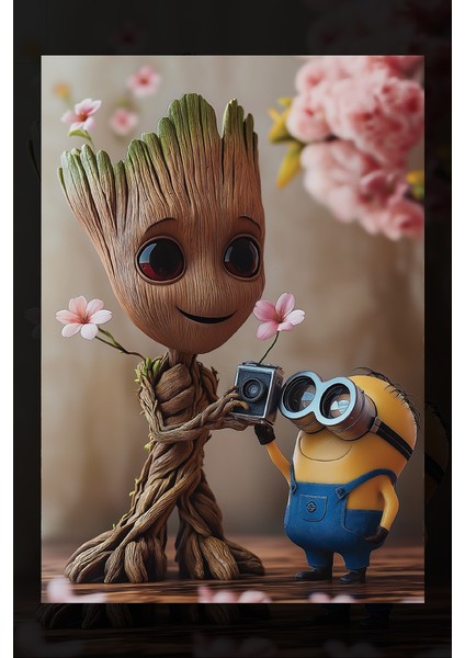 Groot ve Minyon Kanvas Tablo