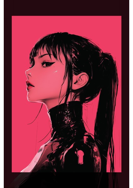 Pembe Anime Kanvas Tablo fiyatları