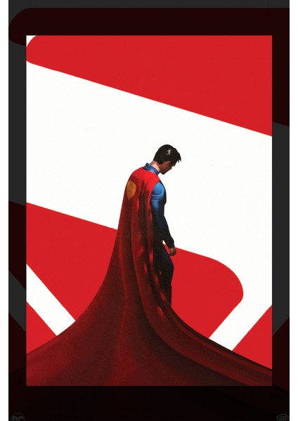 Superman Logo Tasarım Kanvas Tablo