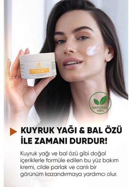 Kuyruk Yağı & Bal Özlü Doğal Yüz Bakım Kremi 100 ml modelleri