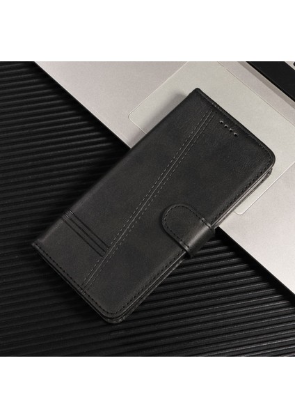 Google Pixel 9 Pro Için Kılıf Manyetik Kapatma Kart Yuvaları ve Destek Standı Darbeye Dayanıklı Pu Deri Kılıf (Yurt Dışından)