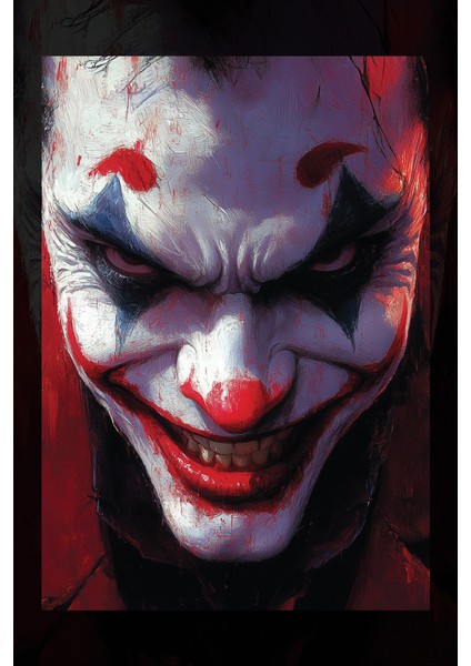 Joker Face Kanvas Tablo