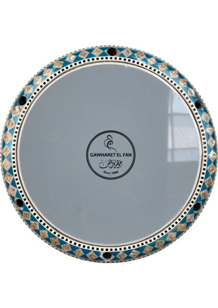 Gawharet El-Fan Sedef Işlemeli Döküm Darbuka JZ05
