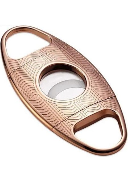 Qa Deri Kılıflı Işlemeli Rose Puro Kesici