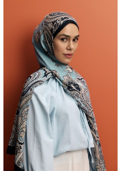 Deluxe Summer Şal Jade Indigo modelleri
