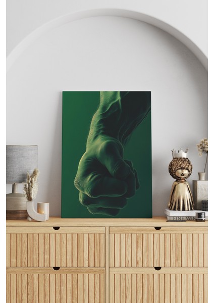 Hulk Yumruğu Kanvas Tablo