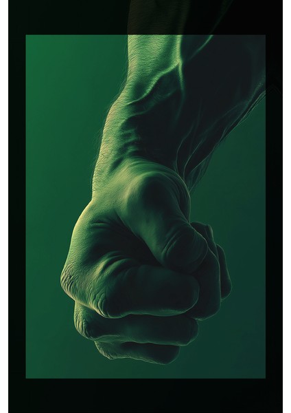 Hulk Yumruğu Kanvas Tablo