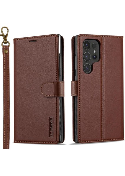 Samsung Galaxy S22 Için Flip Case Ultra Ayrılabilir 2 1 Cüzdan Kılıf Pu (Yurt Dışından)
