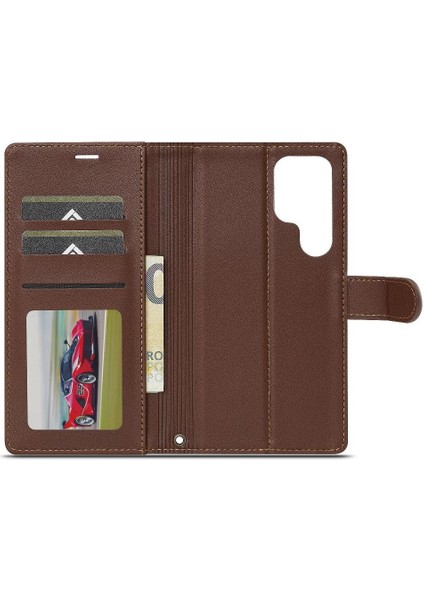 Samsung Galaxy S22 Için Flip Case Ultra Ayrılabilir 2 1 Cüzdan Kılıf Pu (Yurt Dışından)