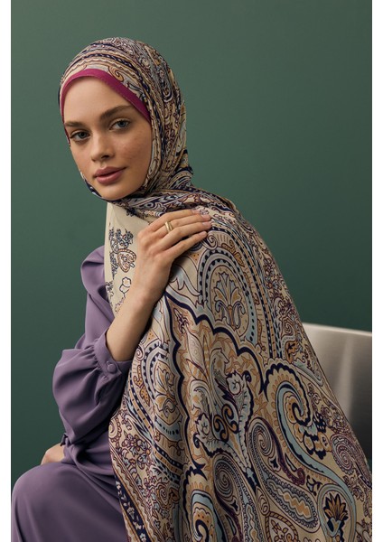 Deluxe Summer Şal Jade Fuşya