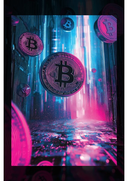 Bitcoin Yükselişi Kanvas Tablo fiyatları