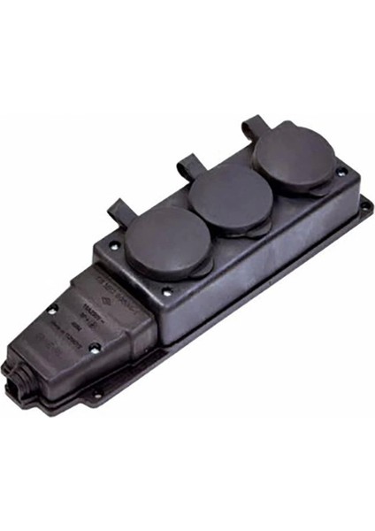 Kauçuk 220V Uzatma 3'lü Priz