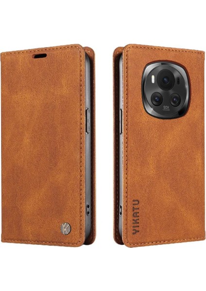 Honor Magic 6 Kılıf Cilt Dostu Düz Renk Manyetik Kapak ile Uyumlu (Yurt Dışından) modelleri