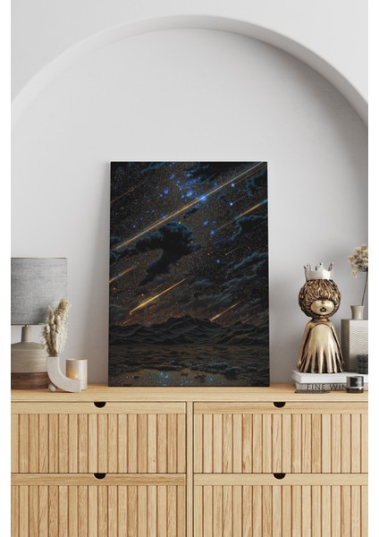 Meteor Yağmuru Kanvas Tablo