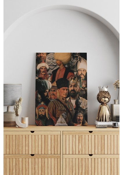 Türk Tarihi Kanvas Tablo