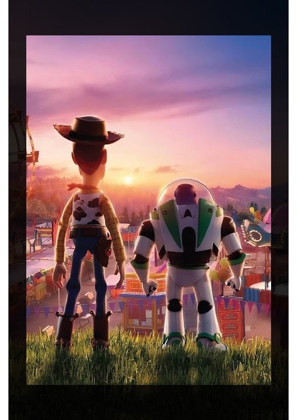 Buzz ve Sheriff Toy Story Kanvas Tablo