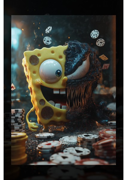 Sunger Bob Venom Kanvas Tablo