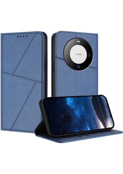 Kart Yuvaları ve Kickstand ile Huawei Mate 60 Darbeye Dayanıklı Kapak Için Kılıf (Yurt Dışından)