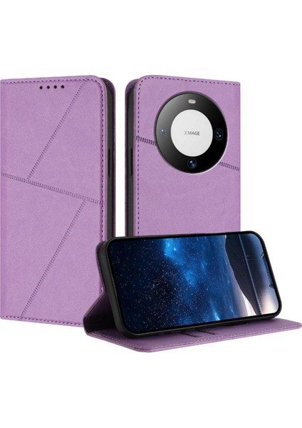 Kart Yuvaları ve Kickstand Darbeye Dayanıklı Kapak ile Huawei Mate 60 Pro Için Kılıf (Yurt Dışından)