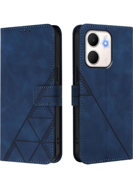Oppo A5X 5g Flip Folio Kitap Koruyucu Cüzdan Kapak Kredi Kartı Için Kılıf (Yurt Dışından)