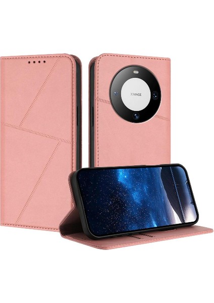 Kart Yuvaları ve Kickstand Darbeye Dayanıklı Kapak ile Huawei Mate 60 Pro Için Kılıf (Yurt Dışından)