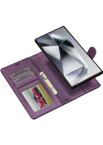 Samsung Galaxy S22 Için Flip Case Ultra Ayrılabilir 2 1 Cüzdan Kılıf Pu (Yurt Dışından)
