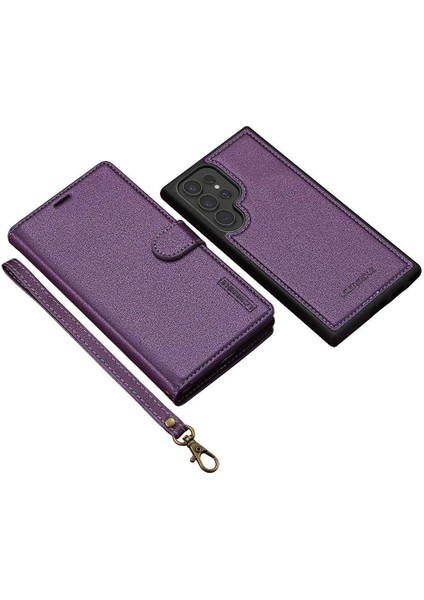 Samsung Galaxy S22 Için Flip Case Ultra Ayrılabilir 2 1 Cüzdan Kılıf Pu (Yurt Dışından)