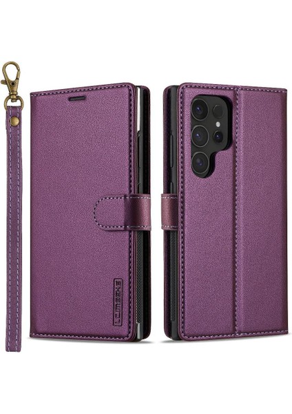 Samsung Galaxy S22 Için Flip Case Ultra Ayrılabilir 2 1 Cüzdan Kılıf Pu (Yurt Dışından)