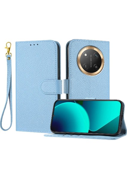 Honor Magic 7 Lite 5g Kart Yuvaları Tutucu Litchi Desen Flip Için Telefon Kılıfı (Yurt Dışından)