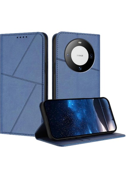 Kart Yuvaları ve Kickstand Darbeye Dayanıklı Kapak ile Huawei Mate 60 Pro Için Kılıf (Yurt Dışından)