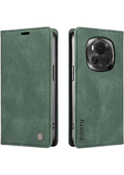 Honor Magic 6 Kılıf Cilt Dostu Düz Renk Manyetik Kapak ile Uyumlu (Yurt Dışından) modelleri