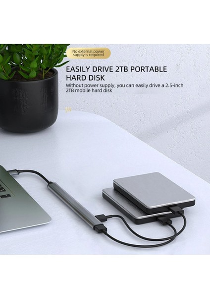 Macbook Pro Air Uyumlu Type-C 8in1 Dönüştürücü Çoklayıcı 7 USB Girişli fırsatları