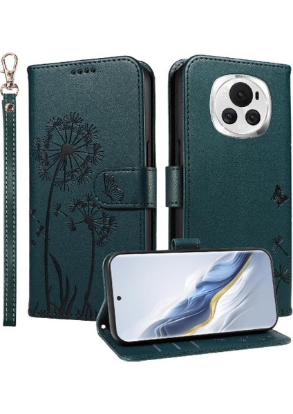 Kart Yuvaları ve Bilek Kayışı ile Honor Magic 6 Flip Case ile Uyumlu (Yurt Dışından) indirimleri