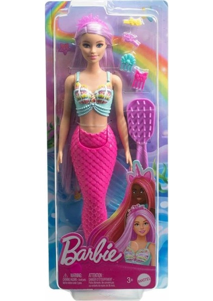 Bfs HRR00 Barbie Uzun Saçlı Muhteşem Deniz Kızı