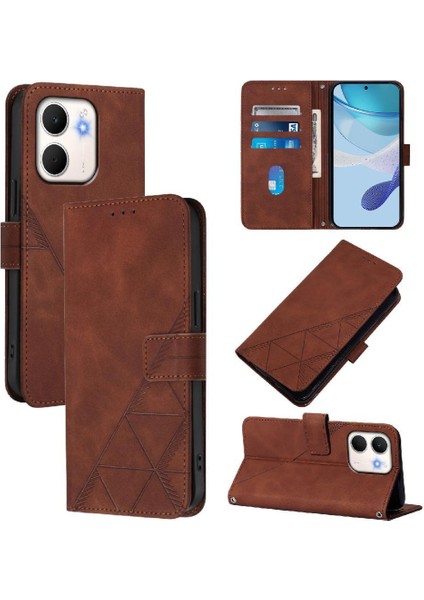 Oppo A5X 5g Flip Folio Kitap Koruyucu Cüzdan Kapak Kredi Kartı Için Kılıf (Yurt Dışından)